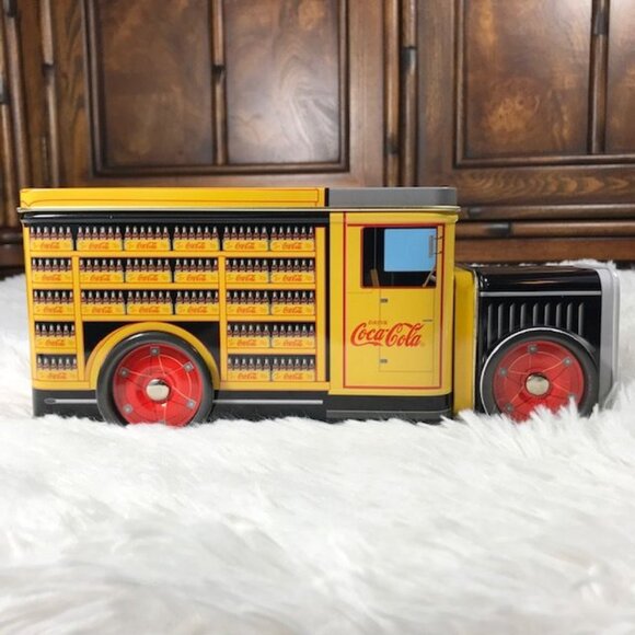 Set of 2 Vintage Coca-Cola Campbell's Soup Multi-Compartment Delivery Truck Tins - Picture 3 of 16